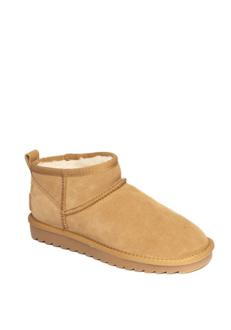 Tan suede ankle boot COLORS OF CALIFORNIA | YW078SHORTWINTER-TAN